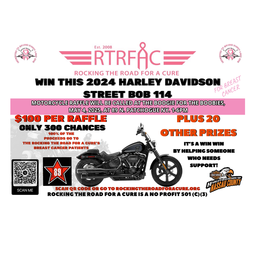 Win A 2024 Harley-Davidson Street Bob - See more at rockingtheroadforacure.com