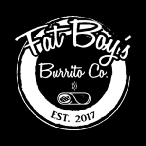 Fat Boy's Currito Co. Logo - Sponsor of Motorcycle Mayhem Radio