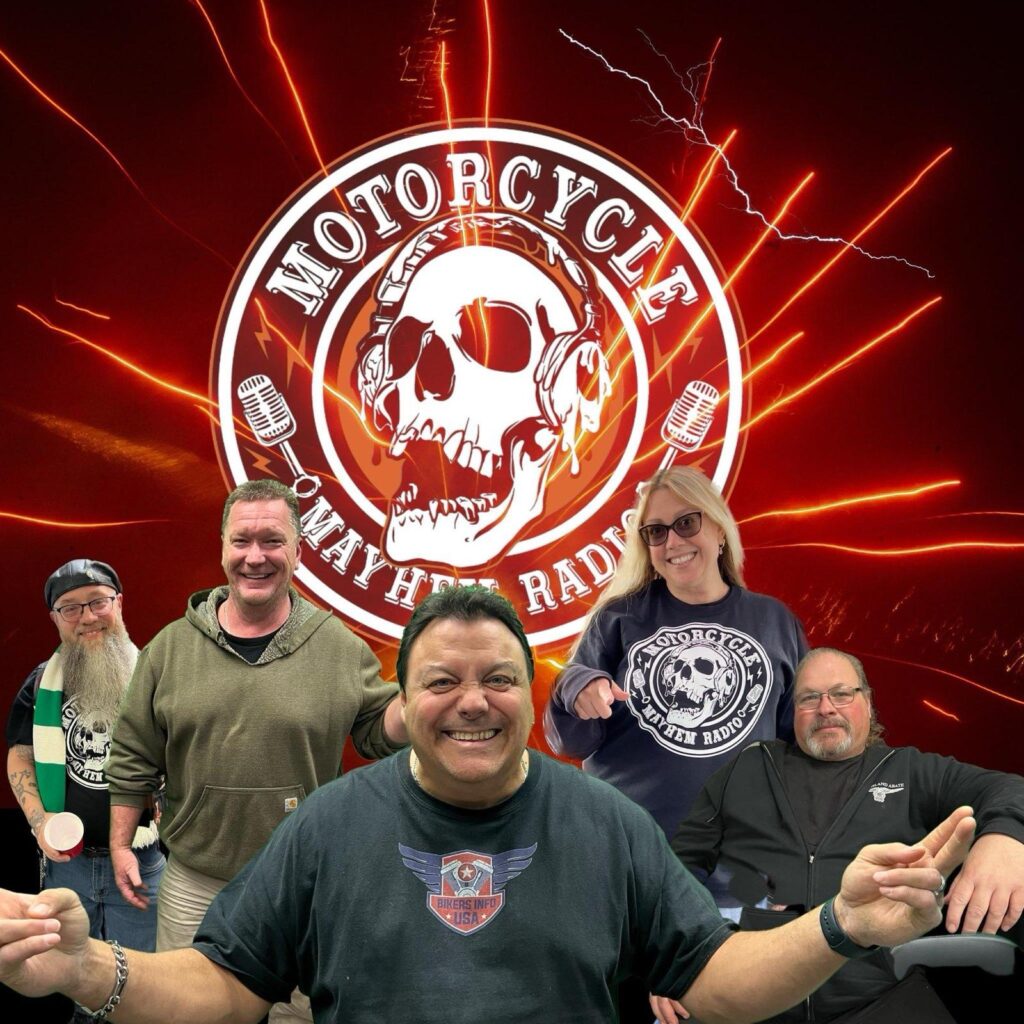Motorcycle Mayhem Radio Crew Photo